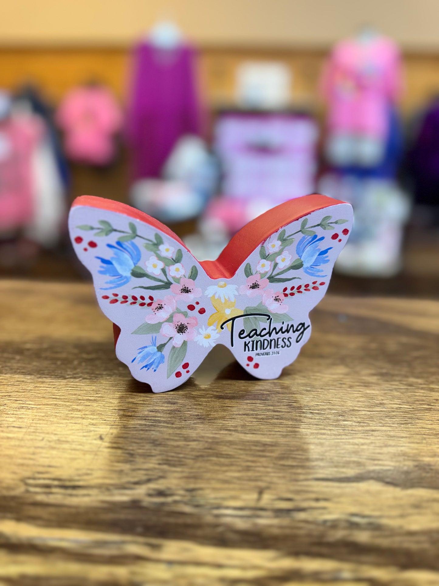 Teach Kindness Block Sign