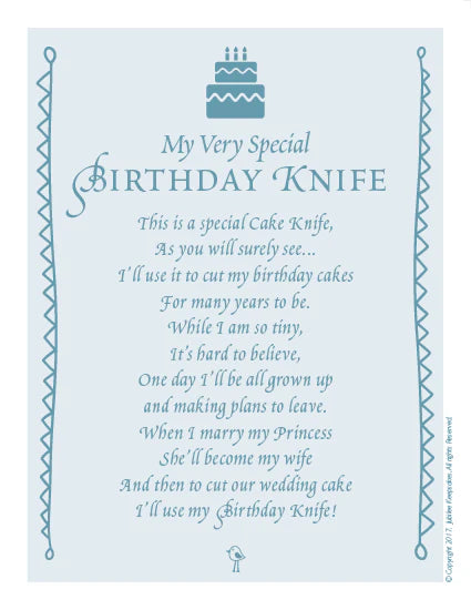 The Birthday Knife