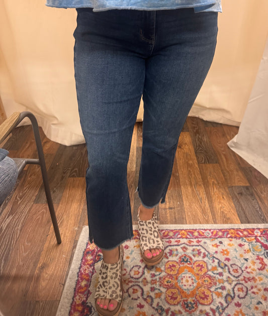 Kick Flare HW Dark Jeans