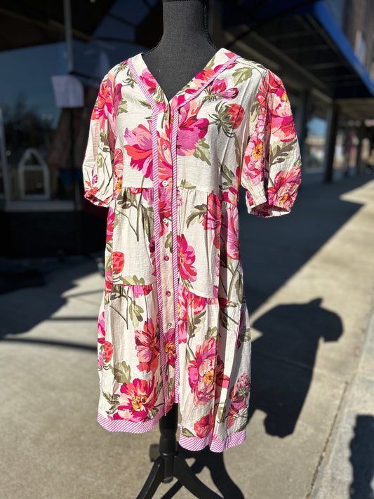 Magenta Babydoll Mini