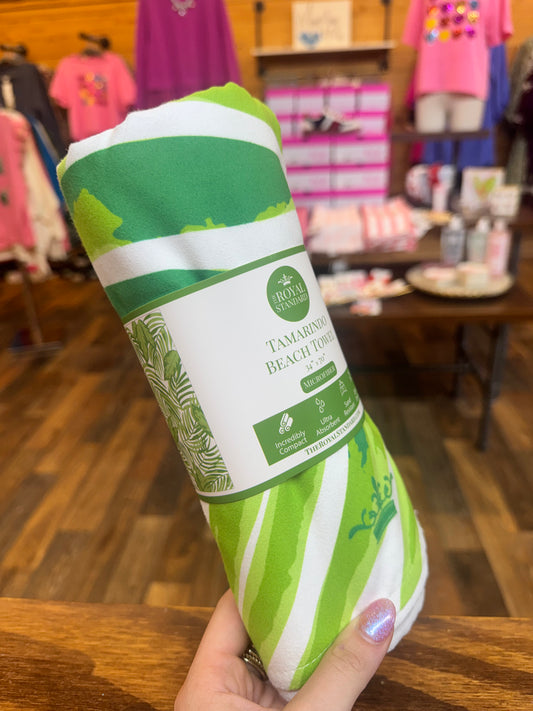 Tamarindo Beach Towel Green