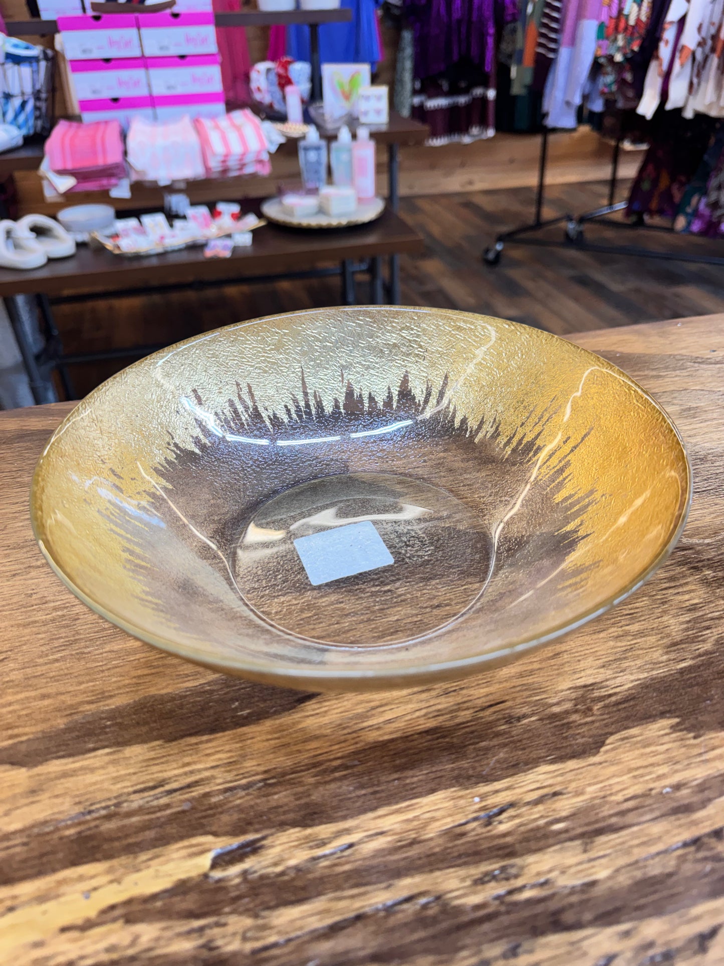 Naples Glass Serving Bowl