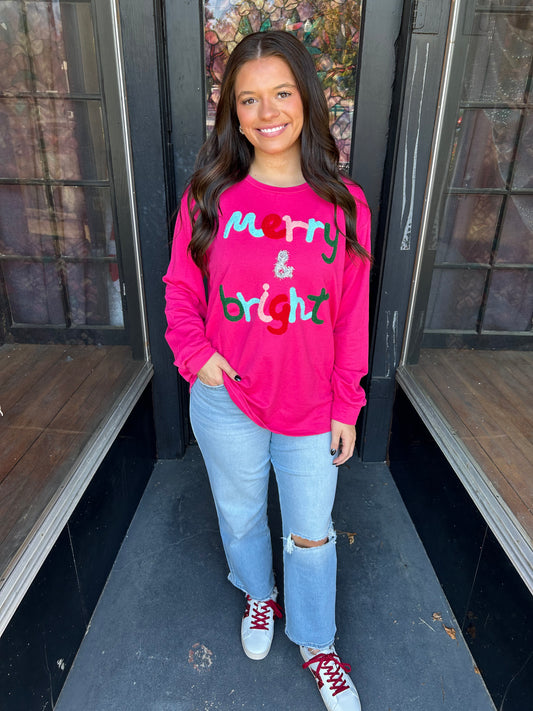 MERRY & BRIGHT sweatshirt