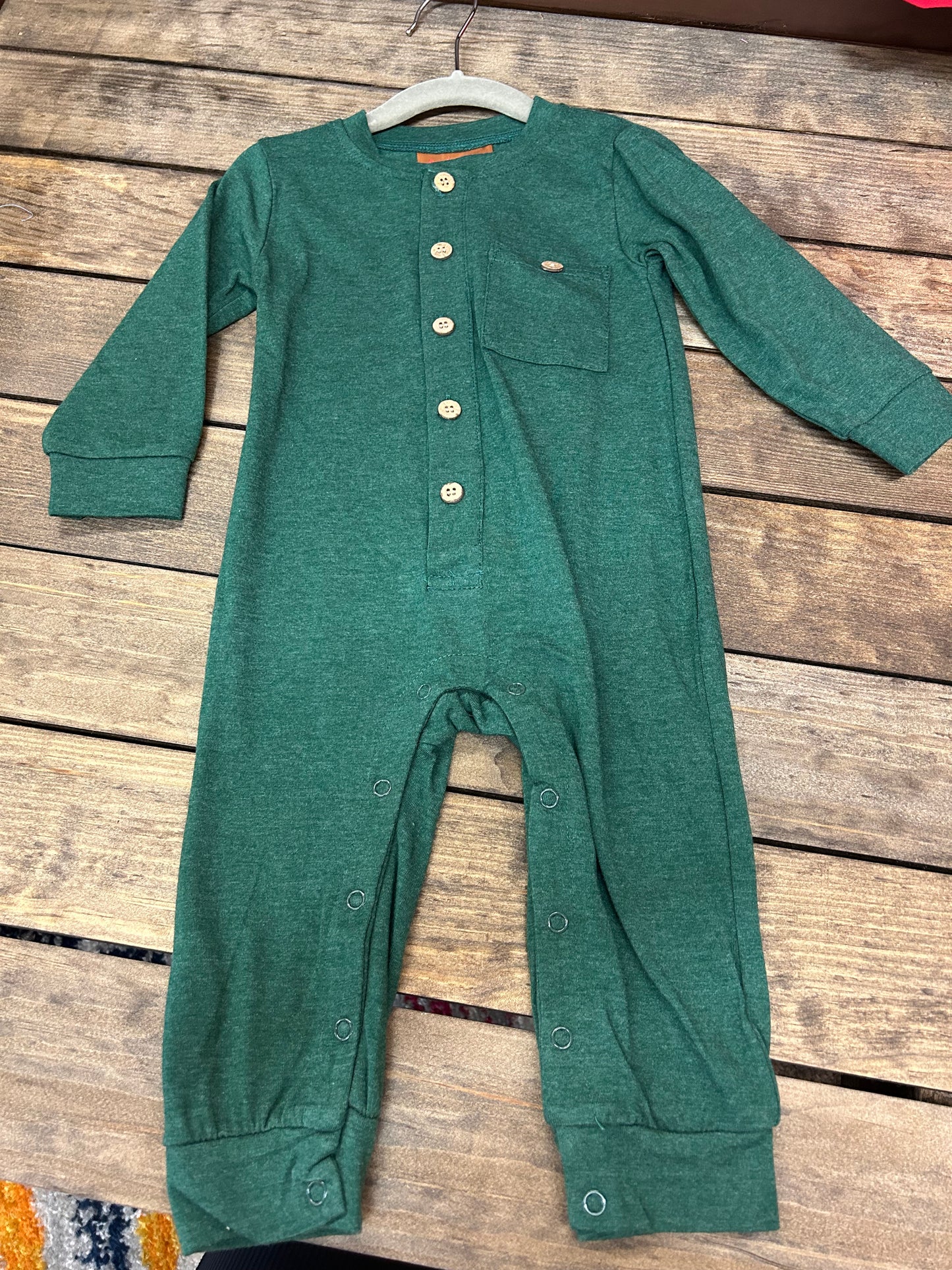 Landon Romper-Green