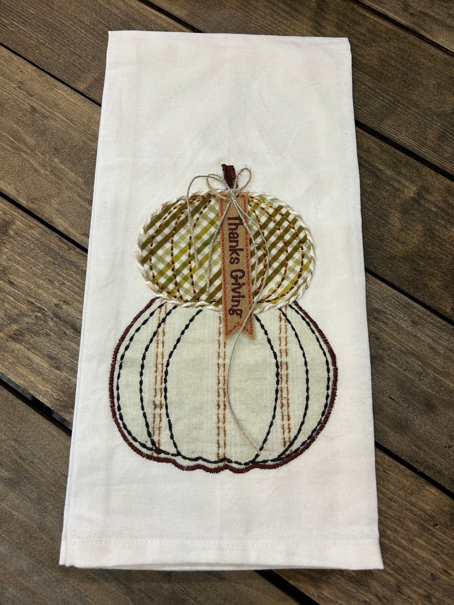 Thanksgiving Pumpkin Hand Towel