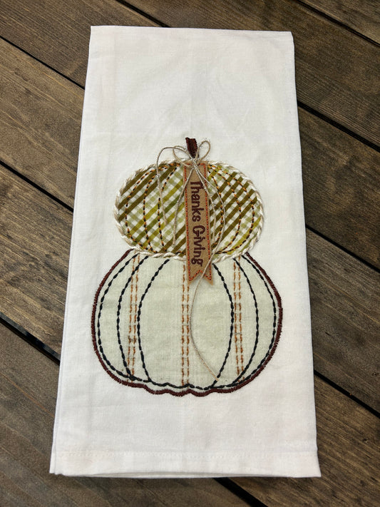 Thanksgiving Pumpkin Hand Towel