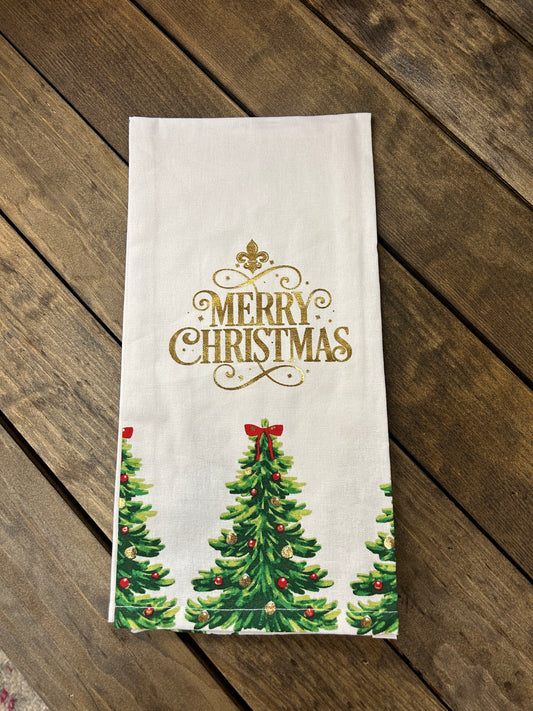 Noelle Merry Christmas Hand Towel