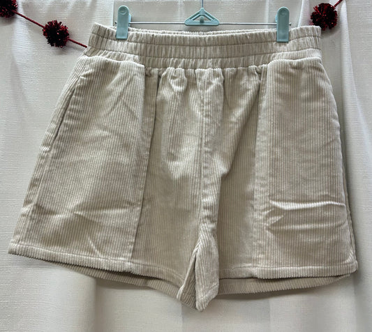 Pintuck Corduroy Shorts