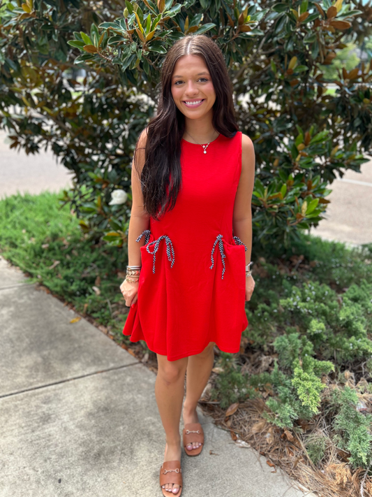 Fins Up Mini Dress