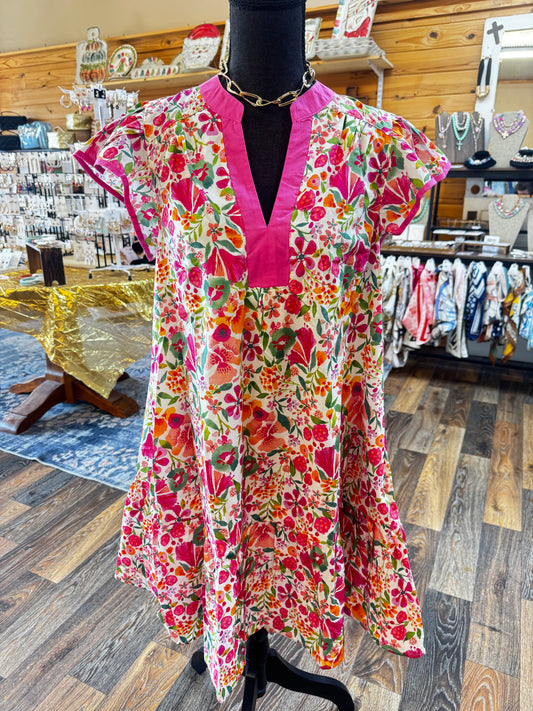 Girly Florals Dress