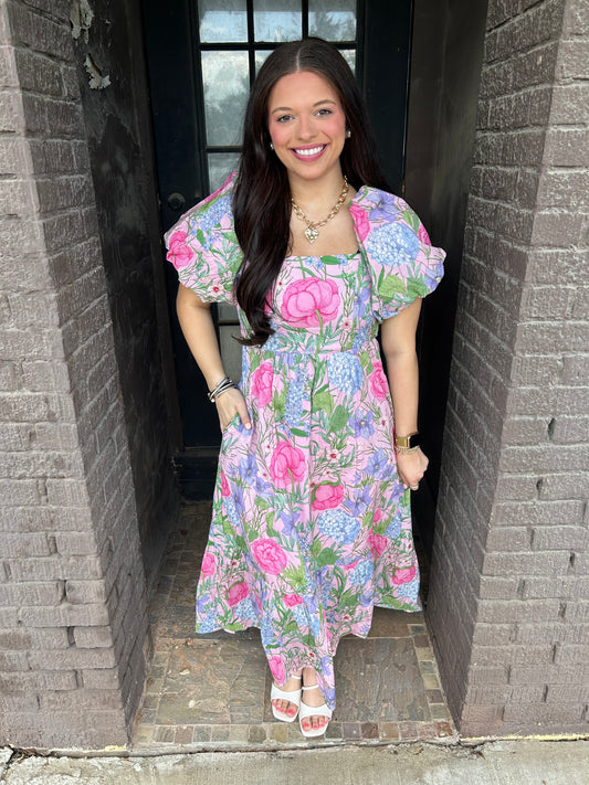 Fancy In Florals Midi