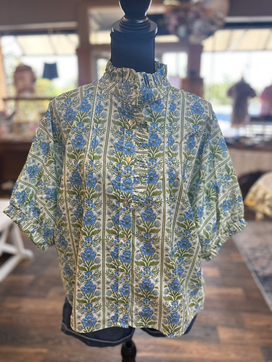Botanical Blooms Top