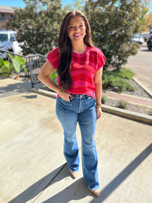 Sassy Stripes Top