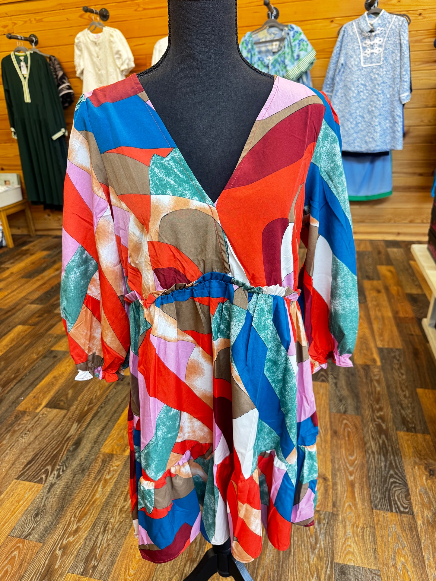 Stained Abstract Dress