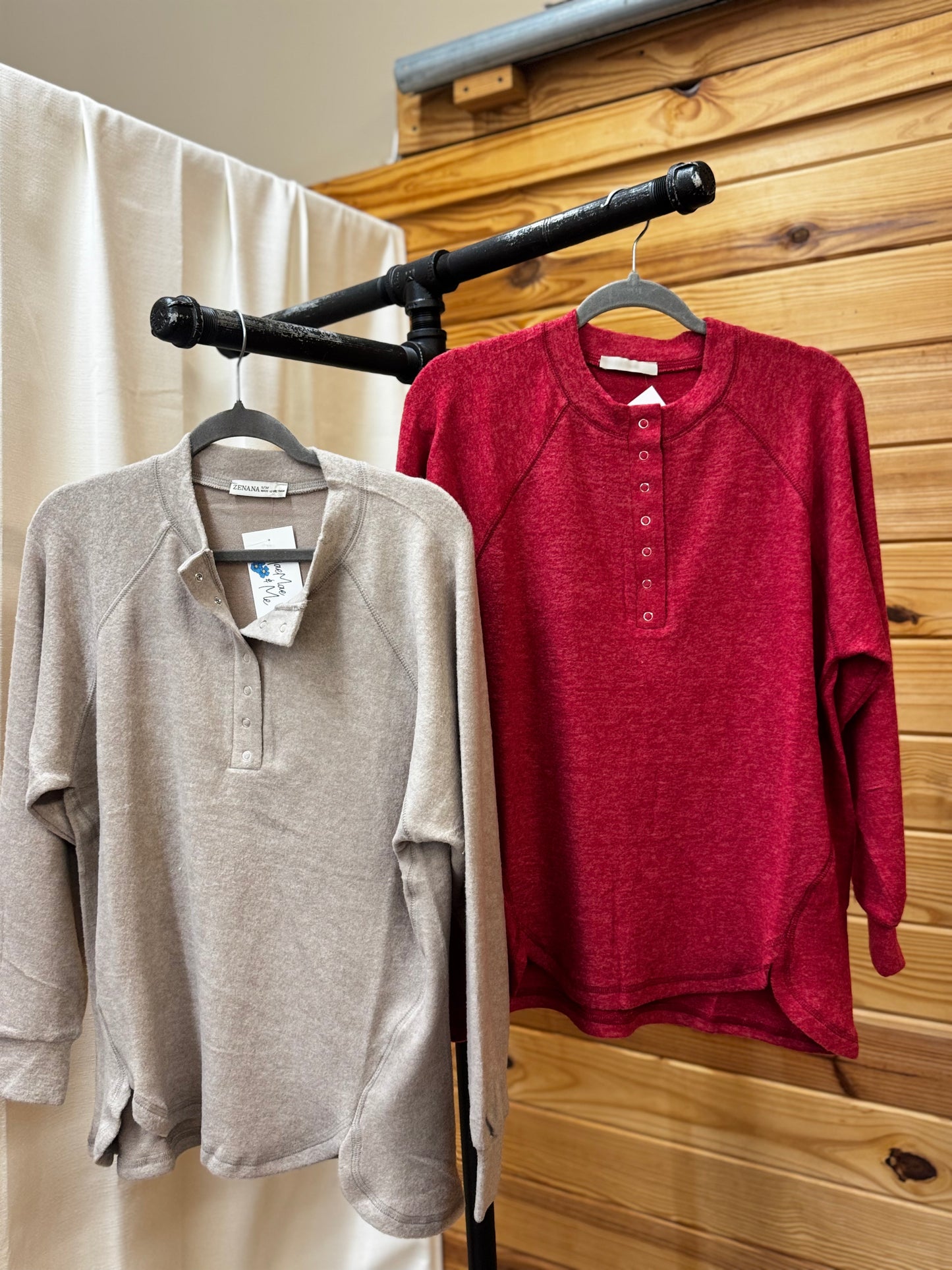 The Brushed Henley