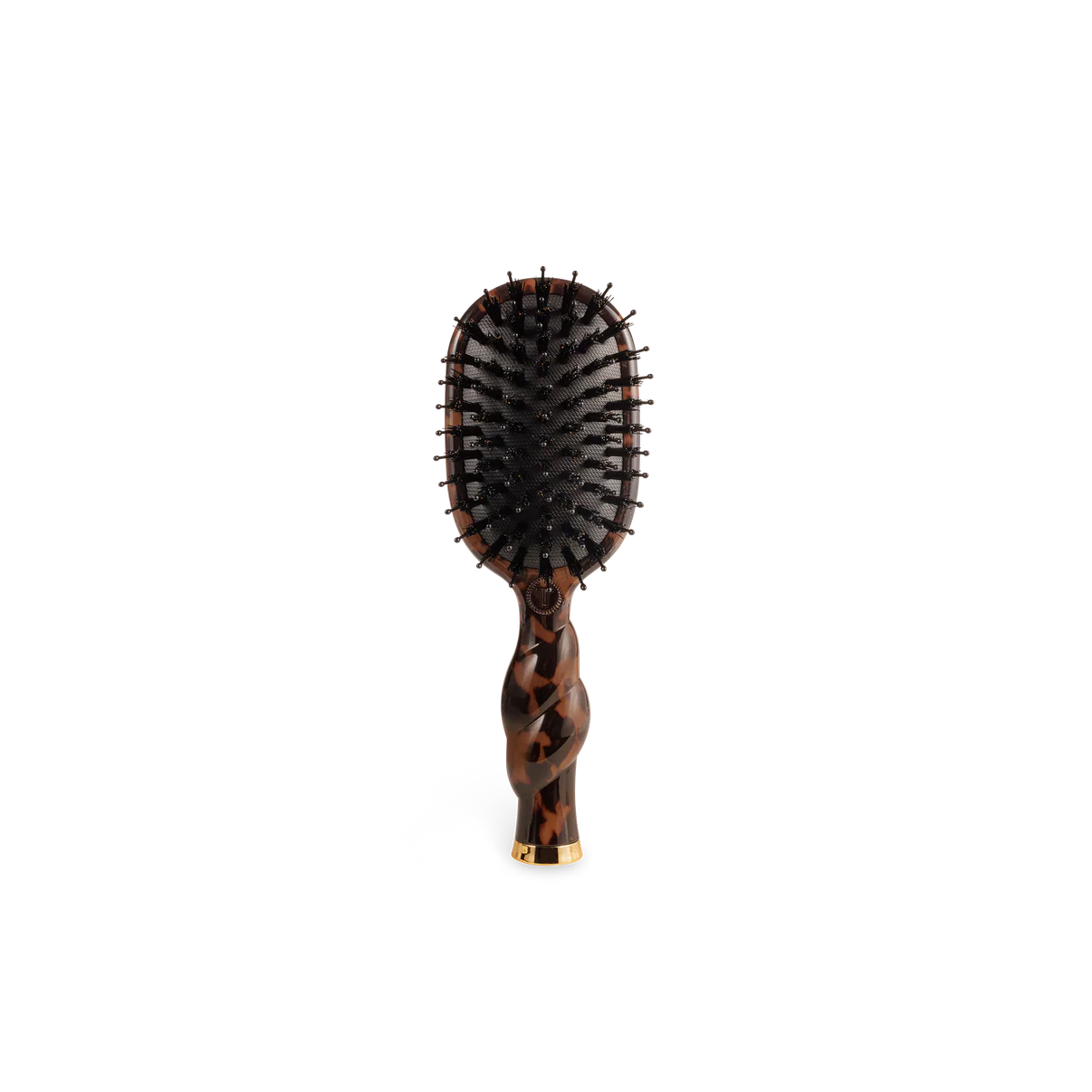 Mini Boar Bristle Hair Brush - Tortoise