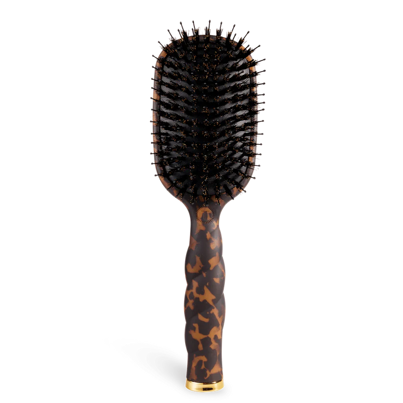 Teleties Boar Bristle Hair Brush - Tortoise