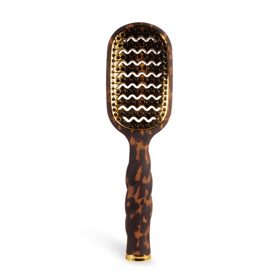 Teleties Vented Hair Brush - Tortoise